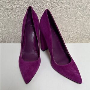 Marc Fisher - Purple Suede Block Heels